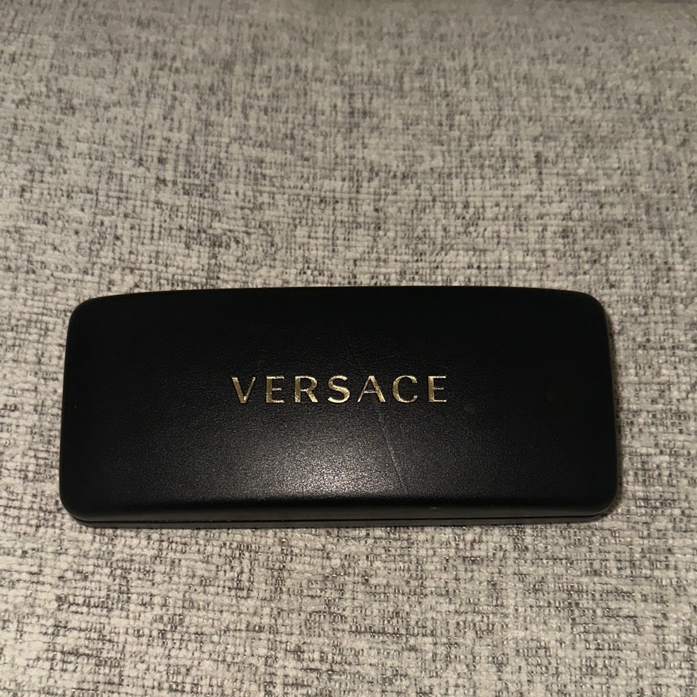 Versace Black Case with Gold Logo